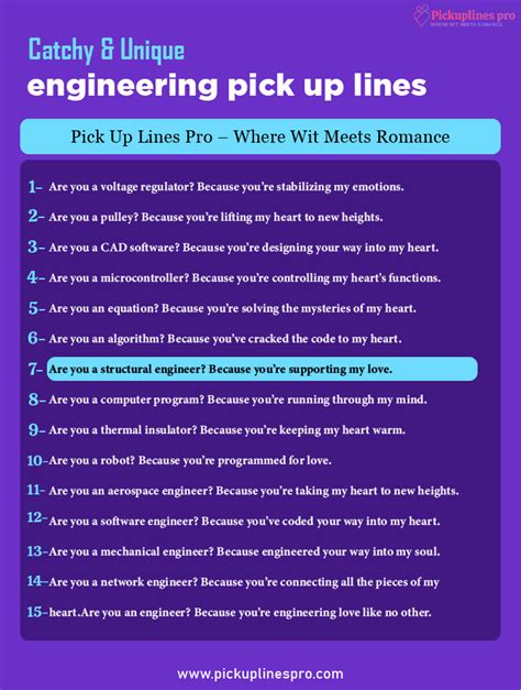 engineering pick up lines